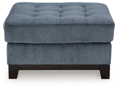 Maxon Place Oversized Accent Ottoman - Blue