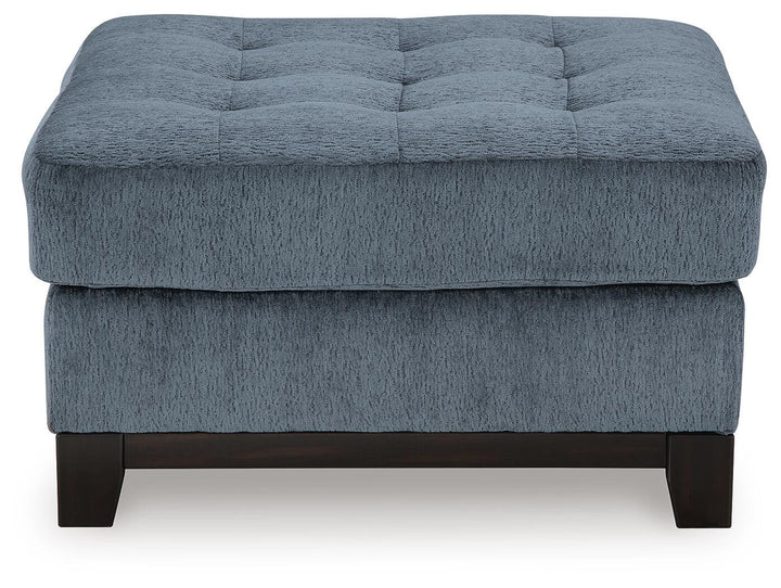 Maxon Place Oversized Accent Ottoman - Blue (3)