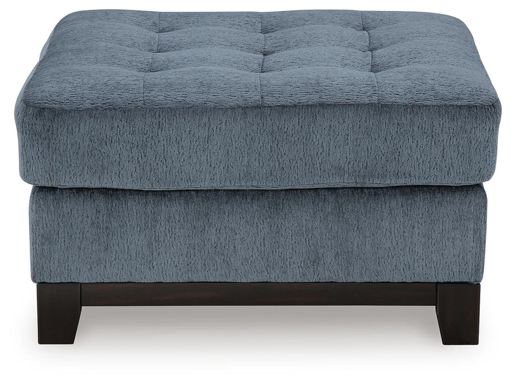 Maxon Place Oversized Accent Ottoman - Blue (3)