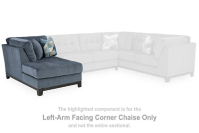 Maxon Place Left-Arm Facing Corner Chaise - Blue