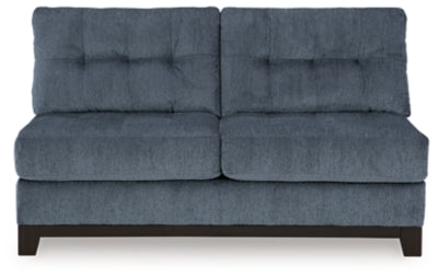 Maxon Place Armless Loveseat - Blue