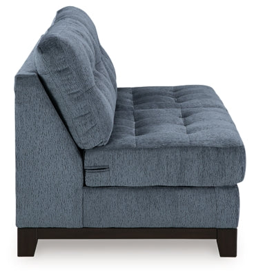 Maxon Place Armless Loveseat - Blue