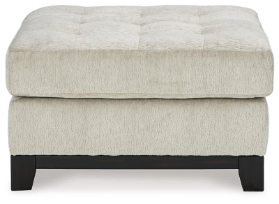 Maxon Place Oversized Accent Ottoman - Beige