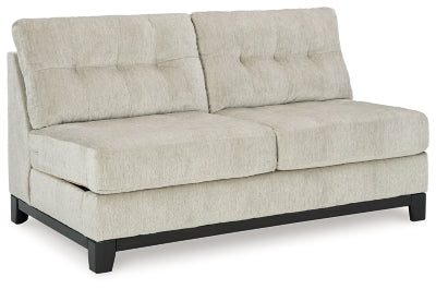 Maxon Place Armless Loveseat - Beige - Beige