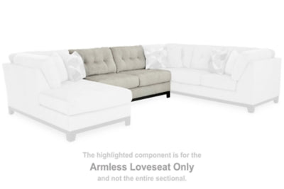 Maxon Place Armless Loveseat - Beige