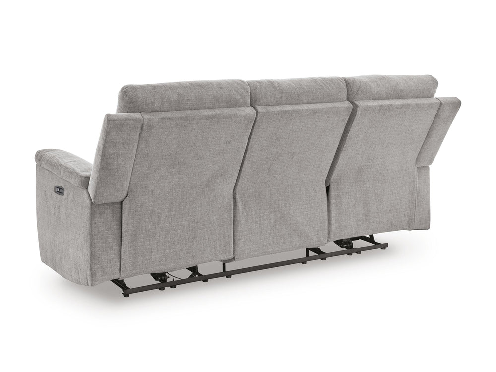 Barnsana Power Reclining Sofa - Pearl Silver (7)