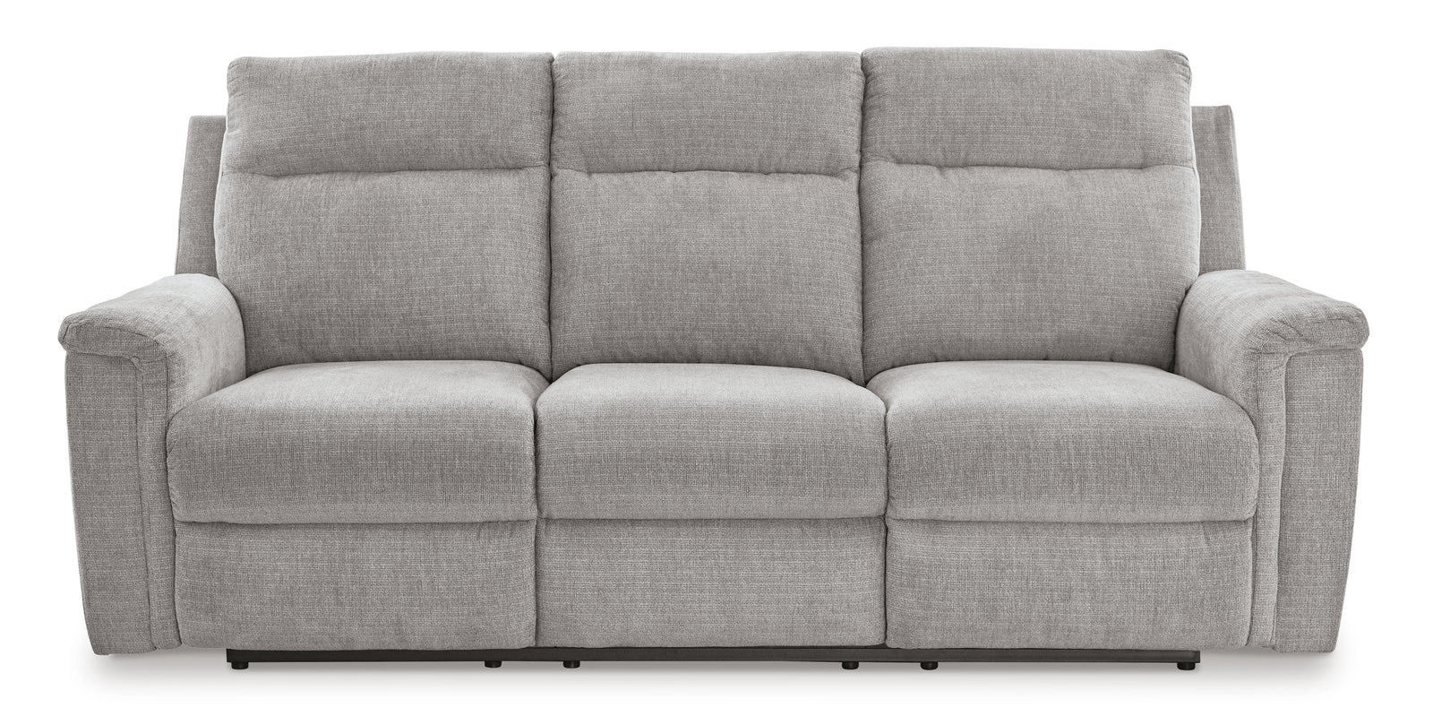 Barnsana Power Reclining Sofa - Pearl Silver (1)