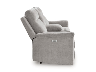 Barnsana Power Reclining Loveseat with Console