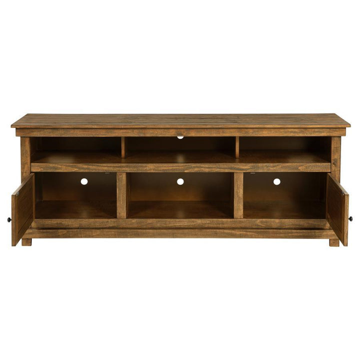 Payne - TV Stand Media Console - Distressed Brown