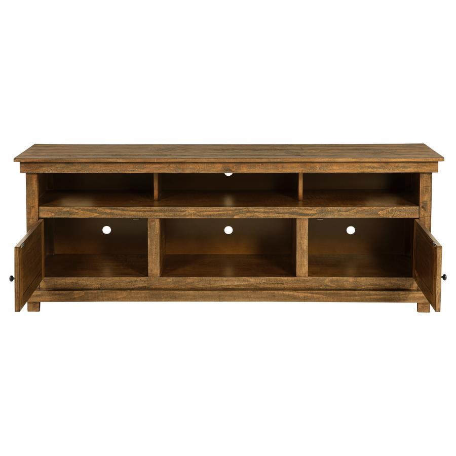 Payne - TV Stand Media Console - Distressed Brown