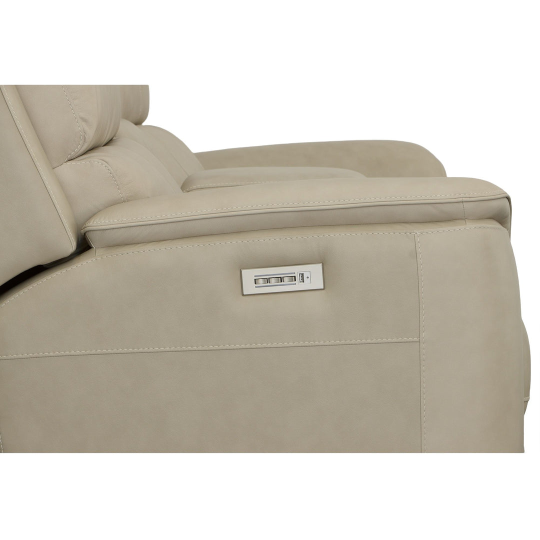 Flexsteel 1041-64PH-94680 Henry  Power Reclining Loveseat With Console & Power Headrests & Lumbar  Beige