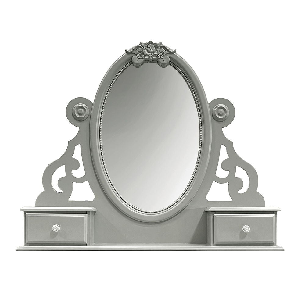 Flora - Mirror With Jewlery - Gray