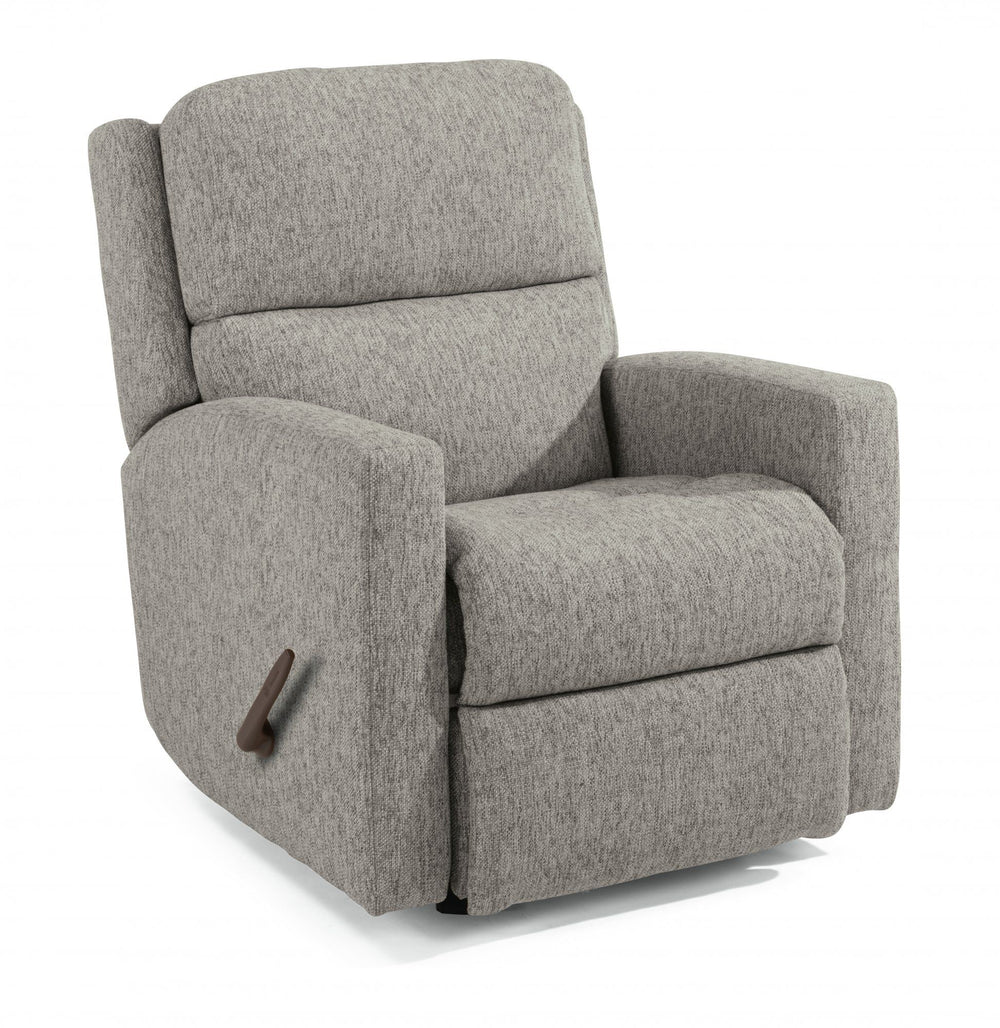 Chip Swivel Gliding Recliner Gray