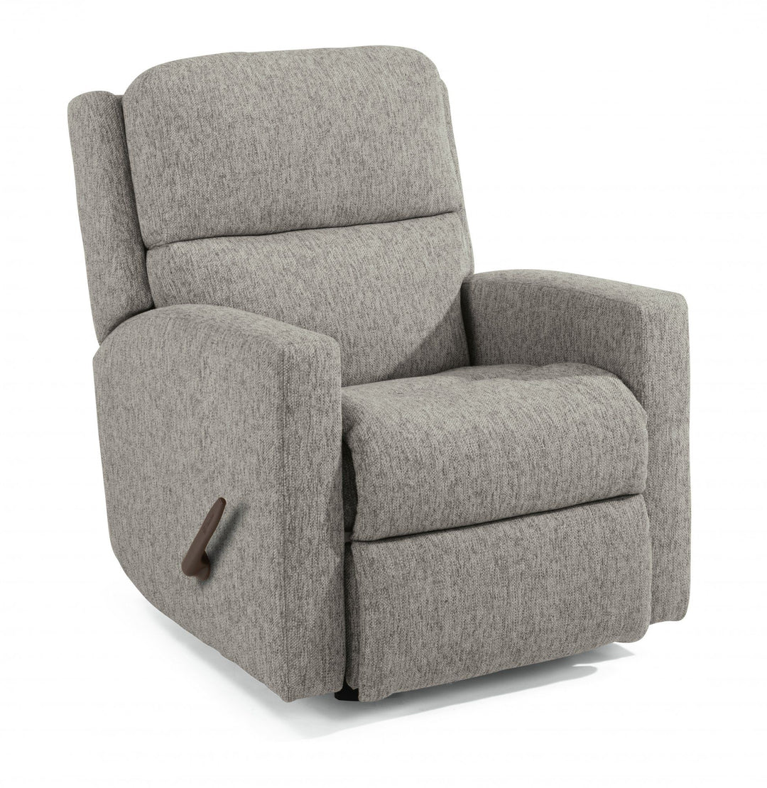 Chip  Swivel Gliding Recliner  Gray
