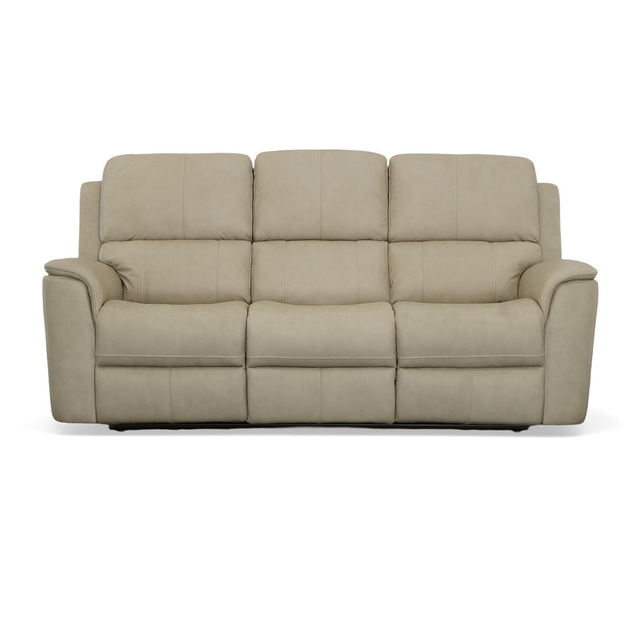 Flexsteel 1041-62PH-94680 Henry  Power Reclining Sofa With Power Headrests & Lumbar  Beige