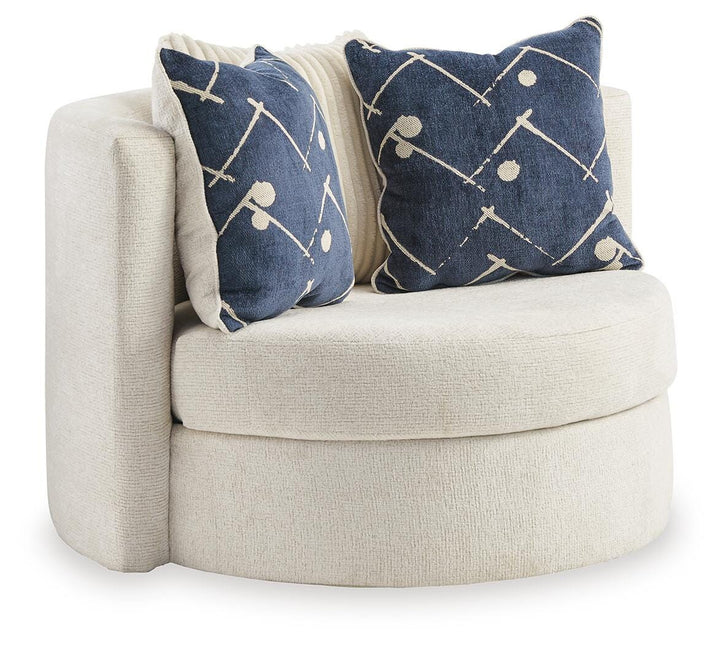 Padova Swivel Accent Chair - Beige (1)