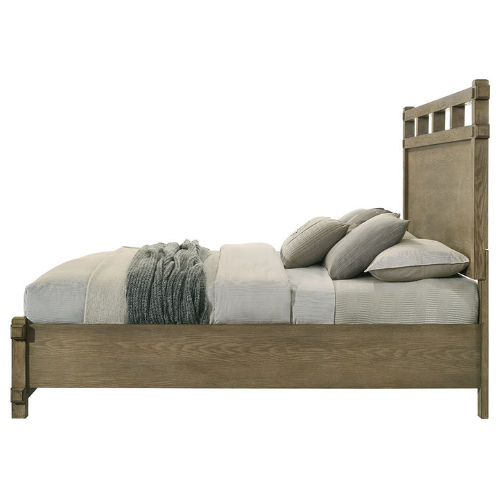 Colton - Eastern King Bed - Antique White Oak
