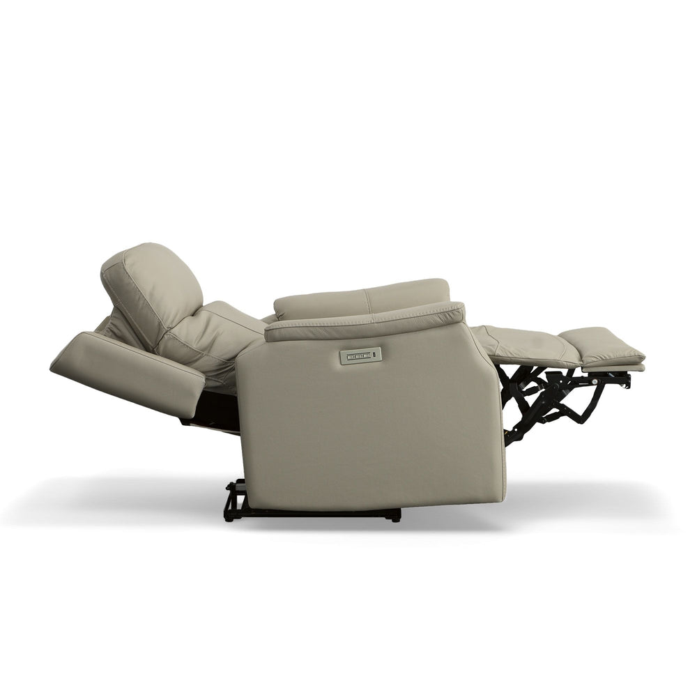 Easton Power Recliner With Power Headrest & Lumbar Dove