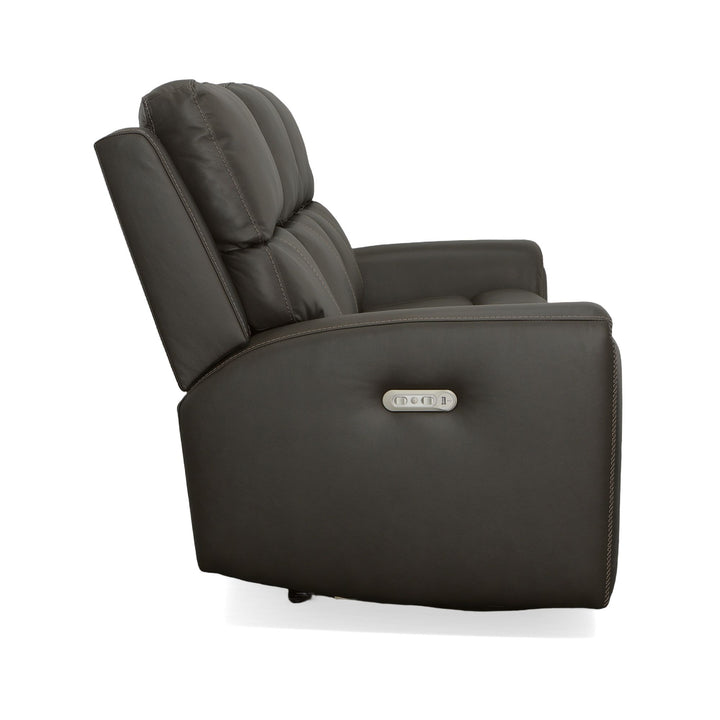 Flexsteel 1828-62PH-00970 Jarvis  Power Reclining Sofa With Power Headrests  Mica