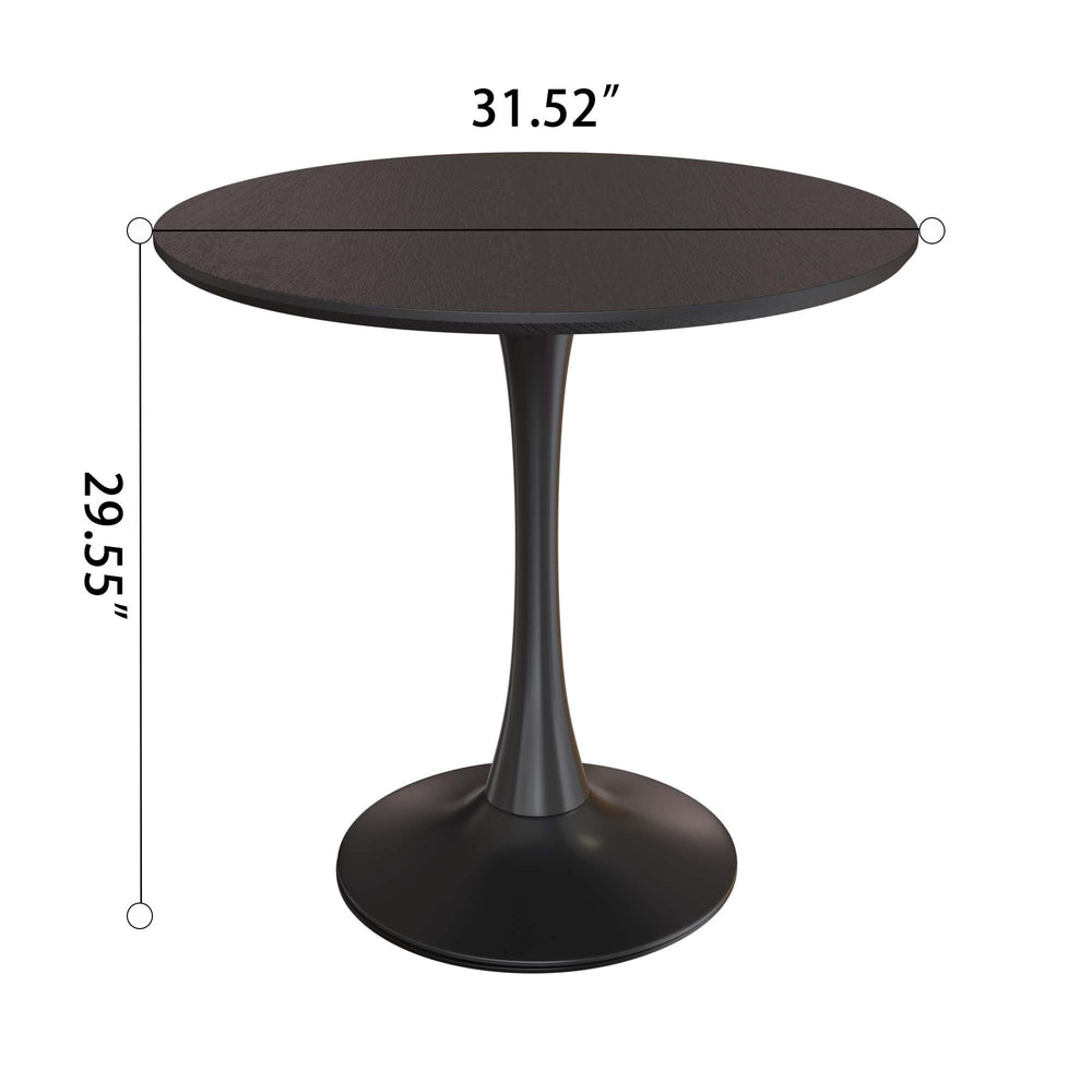 mid-century-modern-3-piece-round-tulip-dining-table-set-in-black-green