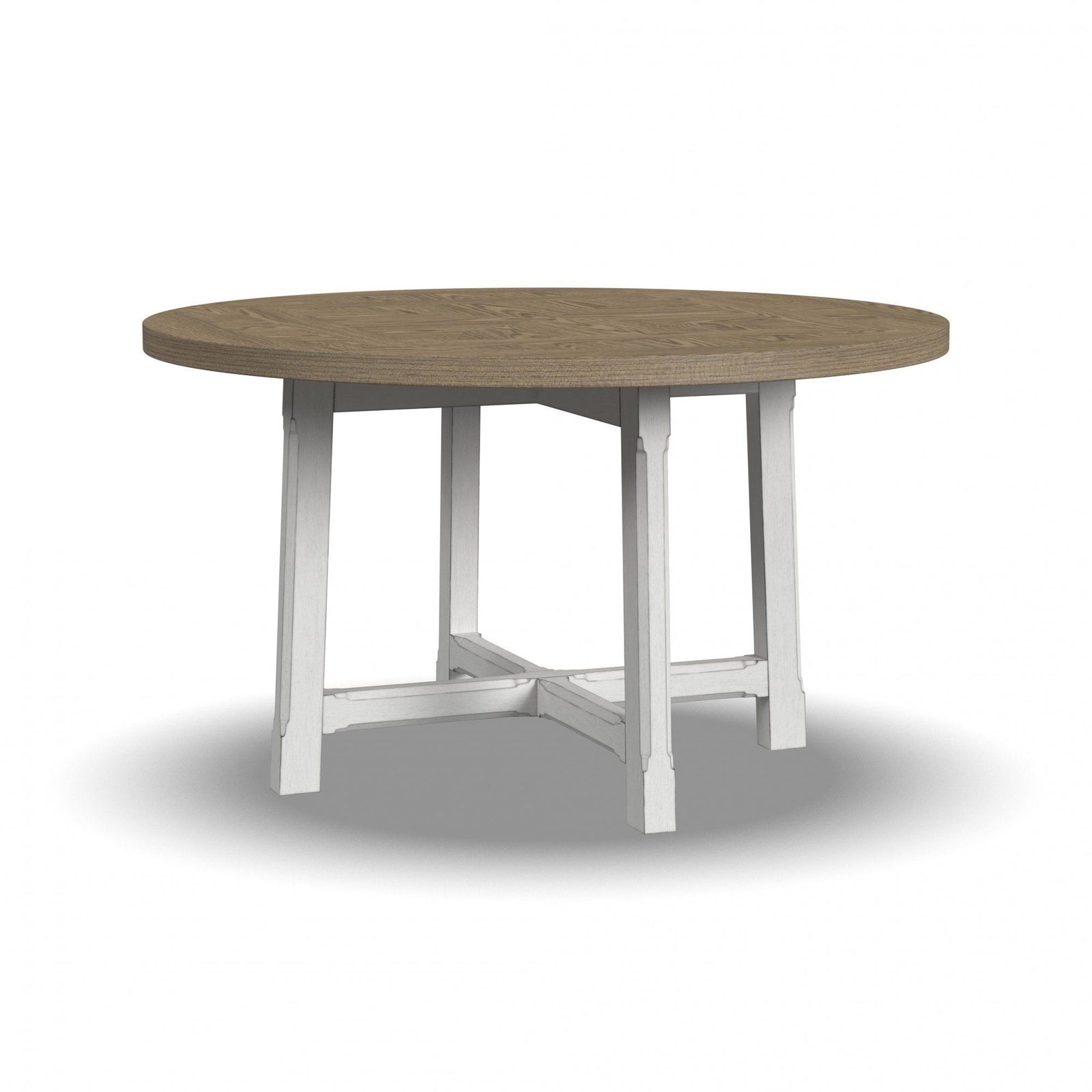 flexsteel-w1072-834-melody-round-dining-table-white