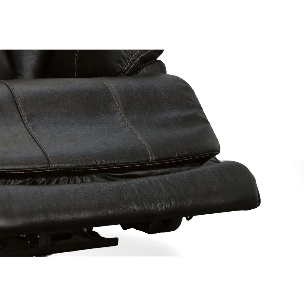 Clive Fabric Power Recliner with Power Headrest & Lumbar in Peppercorn