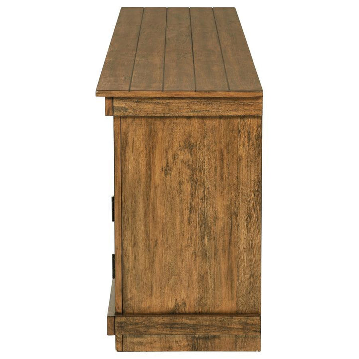 Payne - TV Stand Media Console - Distressed Brown