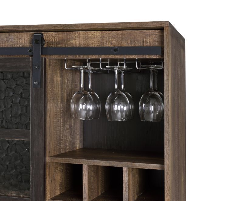 treju-wine-cabinet-obscure-glass-rustic-oak-black