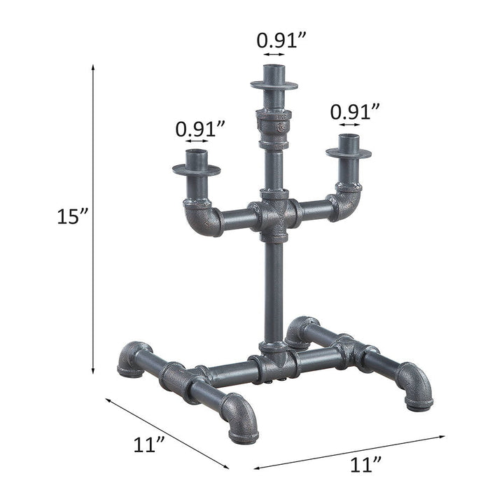 Brantley - Candle Holder - Sandy Gray