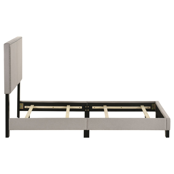 Boyd - Upholstered Twin Panel Bed - Ivory