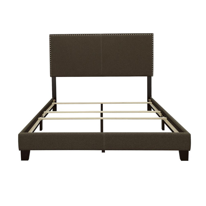 Coaster Furniture 350061Q Boyd Upholstered Queen Panel Bed Charcoal