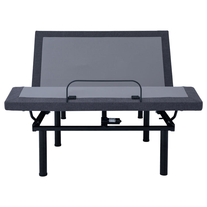 Clara - California King Adjustable Bed Base - Gray And Black