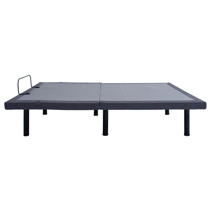 Clara - California King Adjustable Bed Base - Gray And Black