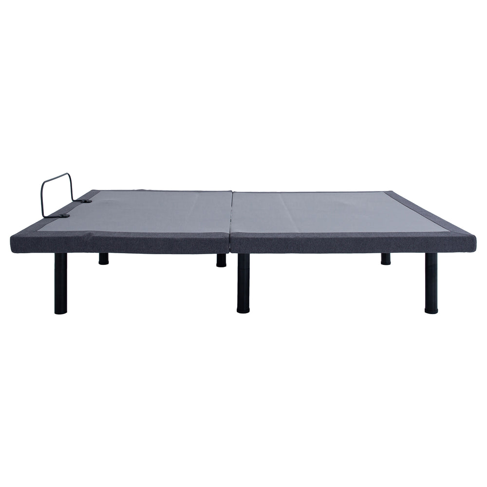 Clara - California King Adjustable Bed Base - Gray And Black