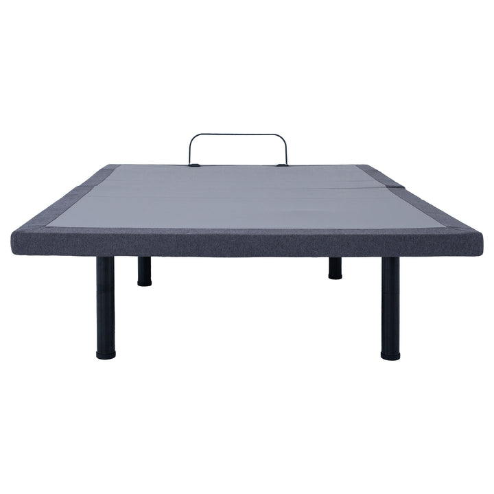 Clara - California King Adjustable Bed Base - Gray And Black