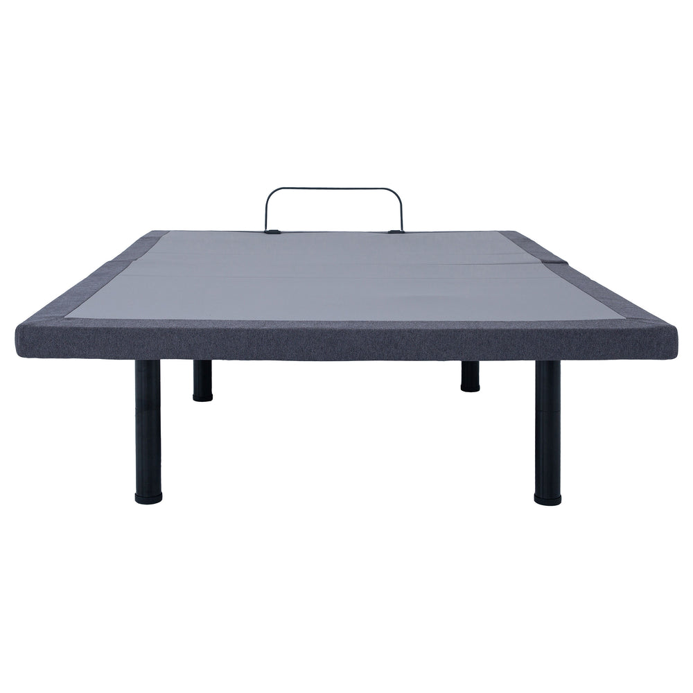 Clara - California King Adjustable Bed Base - Gray And Black