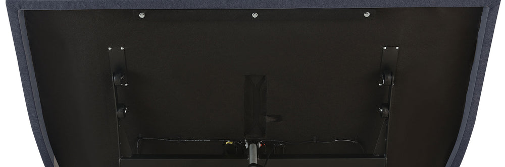 Clara - California King Adjustable Bed Base - Gray And Black