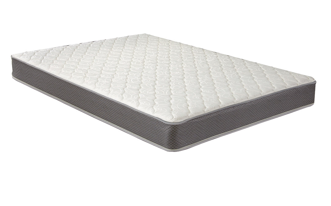 Quimby - 7" Full Innerspring Quilted Foam Mattress - White