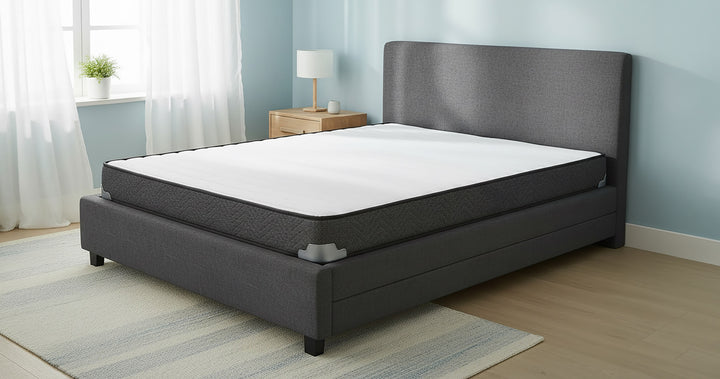 Drover - 7" Twin Foam Mattress With Built-In Bunkie Board - White