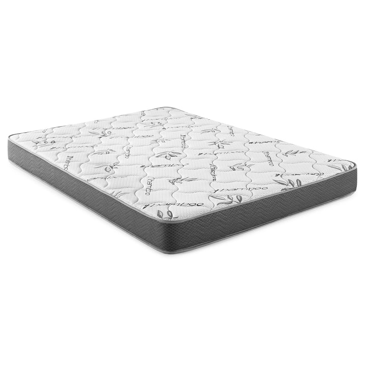 Kenyon - Twin Long Bamboo Cover Firm Foam Mattress - White