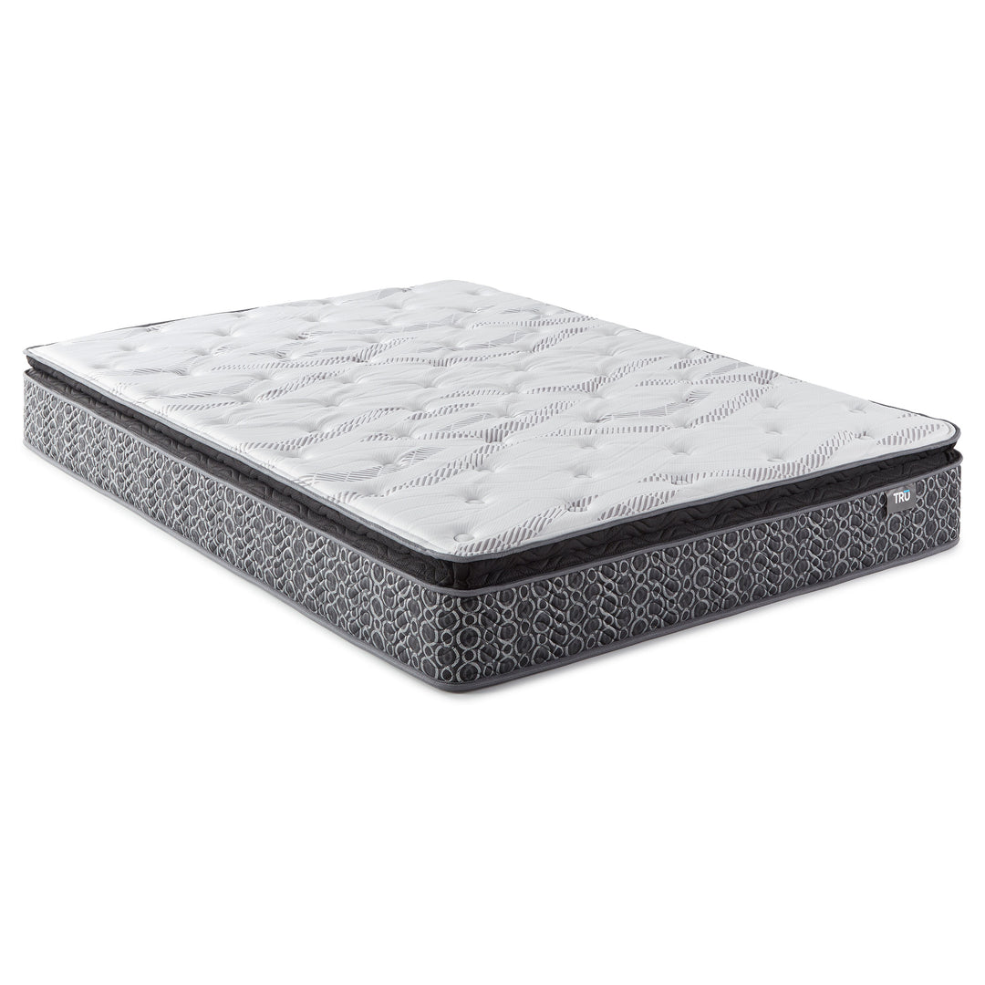 Hayes - Queen Pillow Top Memory Foam Hybrid Mattress - White