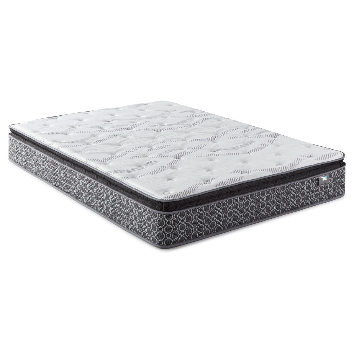 Hayes - Queen Pillow Top Memory Foam Hybrid Mattress - White