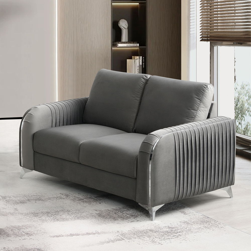 wenona-loveseat-gray-velvet