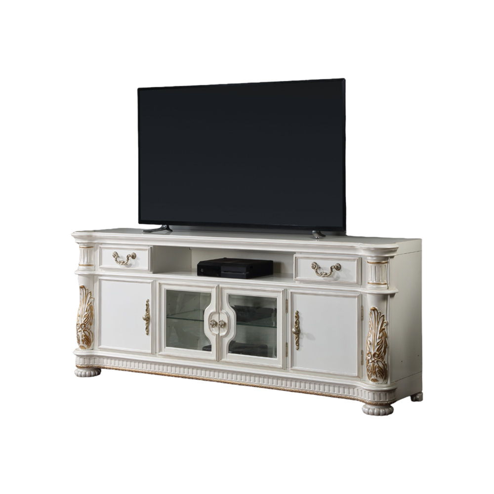 Vendome II - TV Stand - Antique Pearl