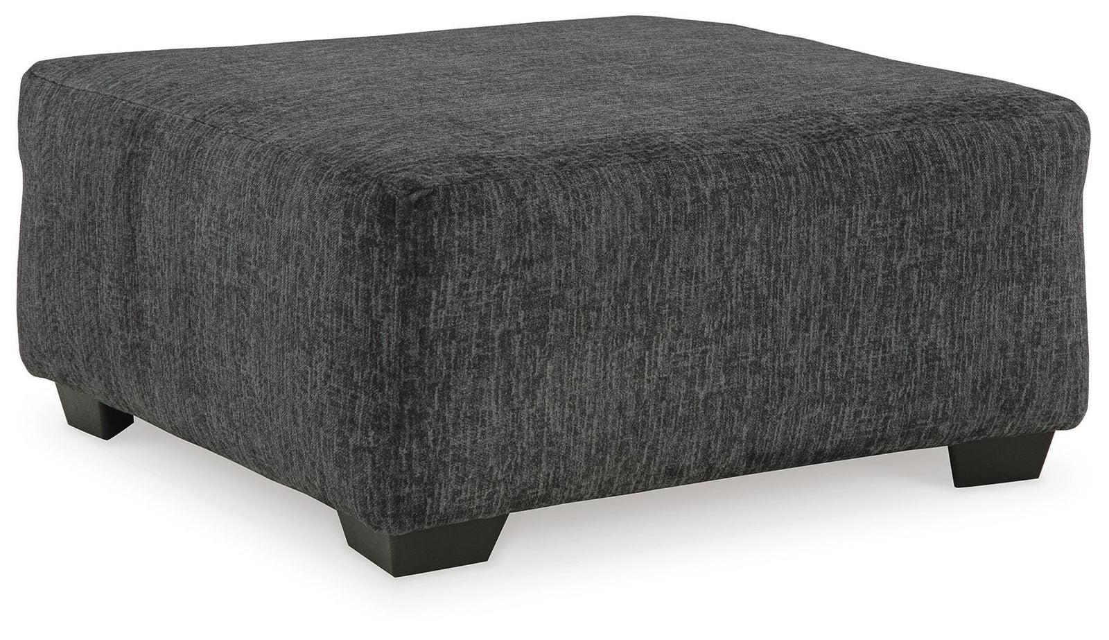 Biddeford Oversized Accent Ottoman - Black (1)