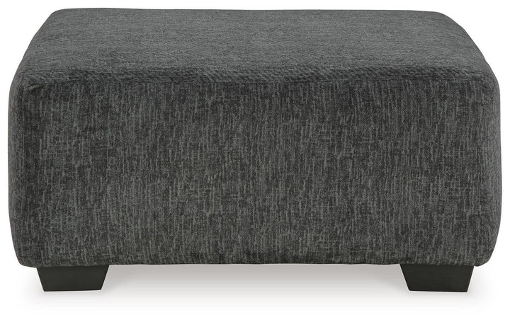 Biddeford Oversized Accent Ottoman - Black (3)