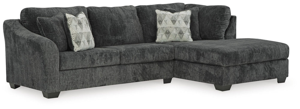 Biddeford 2-Piece Sectional with Chaise - Shadow (1)