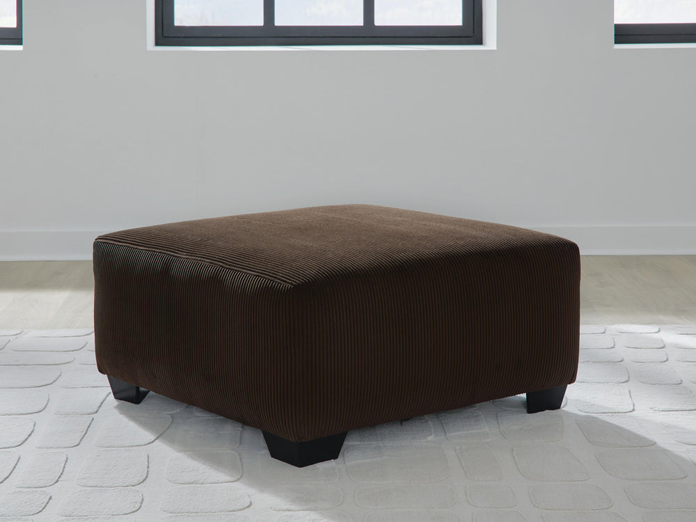 Kimlee Oversized Accent Ottoman - Dark Brown (2)