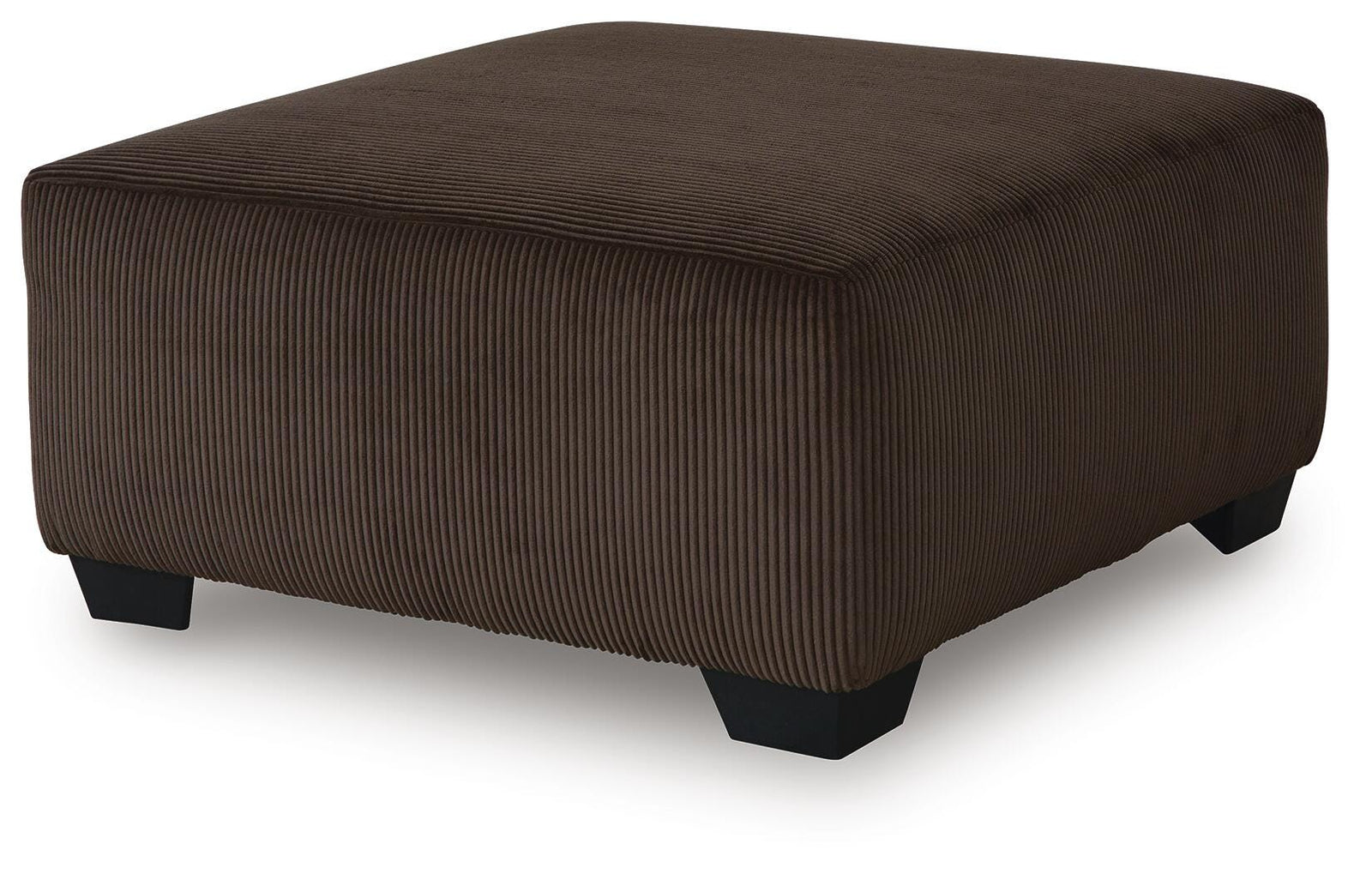 Kimlee Oversized Accent Ottoman - Dark Brown (1)