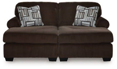 Kimlee 2-Piece Super Chaise - Dark Brown | Ashley Furniture